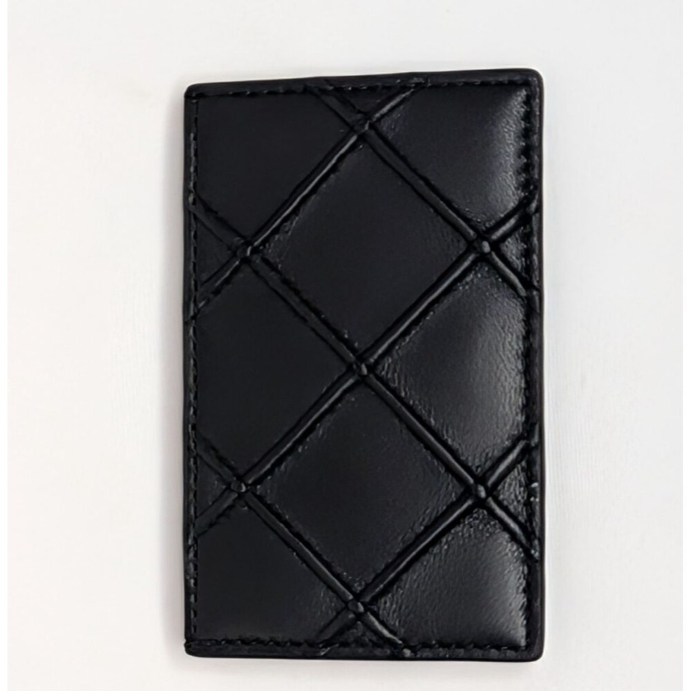 Tory Burch Fleming Soft Card Case Holder Leather Wallet ~NWT~ Black - Picture 3 of 6